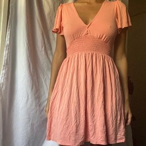 Peach dress
